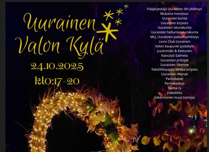 Uuraisten Valon kylä 24.10.2025