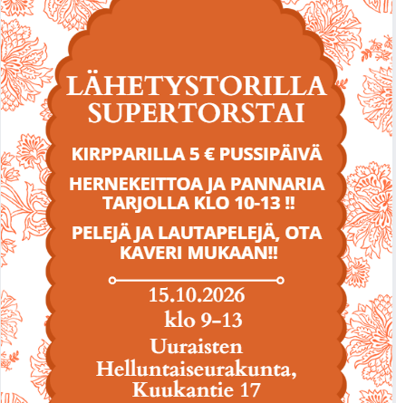 SUPERTORSTAI 15.10.2026 KLO 9-13